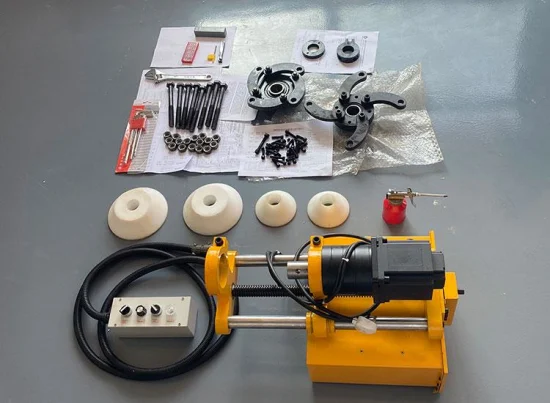 CNC 自動ボア溶接機ポータブル油圧シリンダー ライン ボーリング マシン